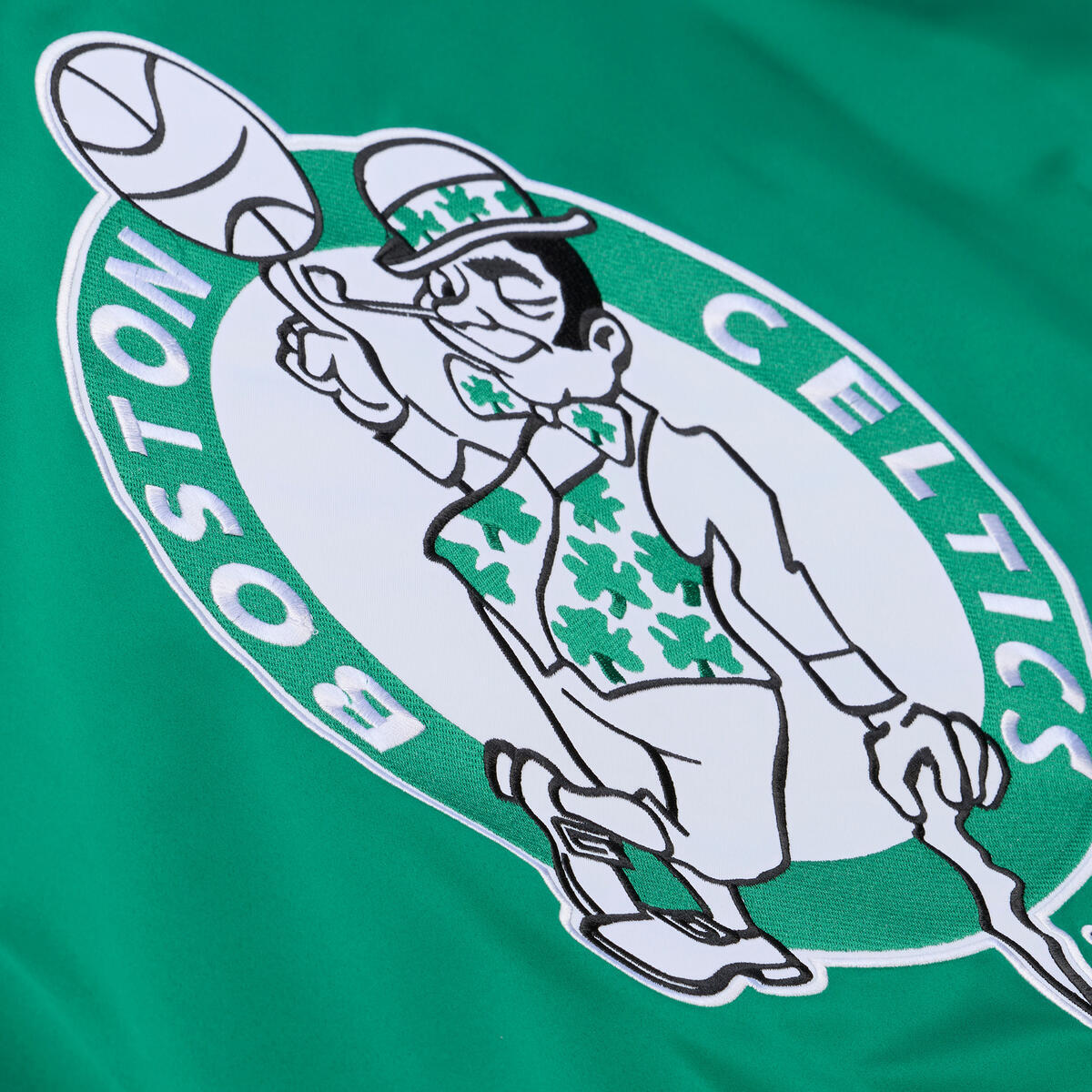 NBA THROW IT BACK HEAVYWEIGHT SATIN JACKET VINTAGE CELTICS - Image 7