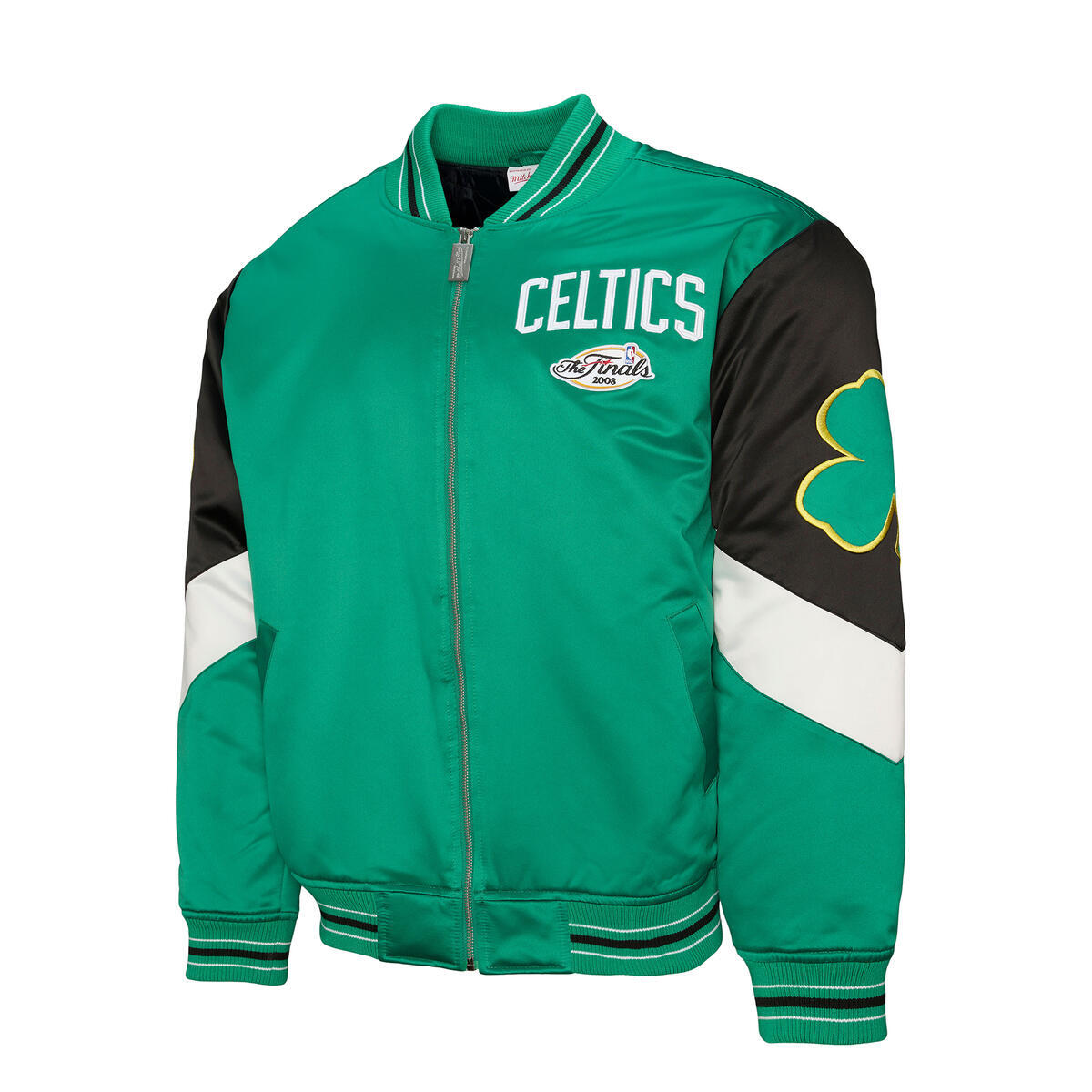 NBA THROW IT BACK HEAVYWEIGHT SATIN JACKET VINTAGE CELTICS - Image 9