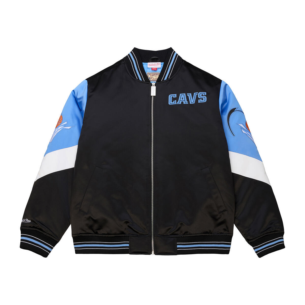 NBA THROW IT BACK HEAVYWEIGHT SATIN JACKET VINTAGE CAVALIERS - Image 1