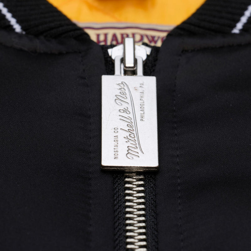 NBA THROW IT BACK HEAVYWEIGHT SATIN JACKET VINTAGE LAKERS - Image 3