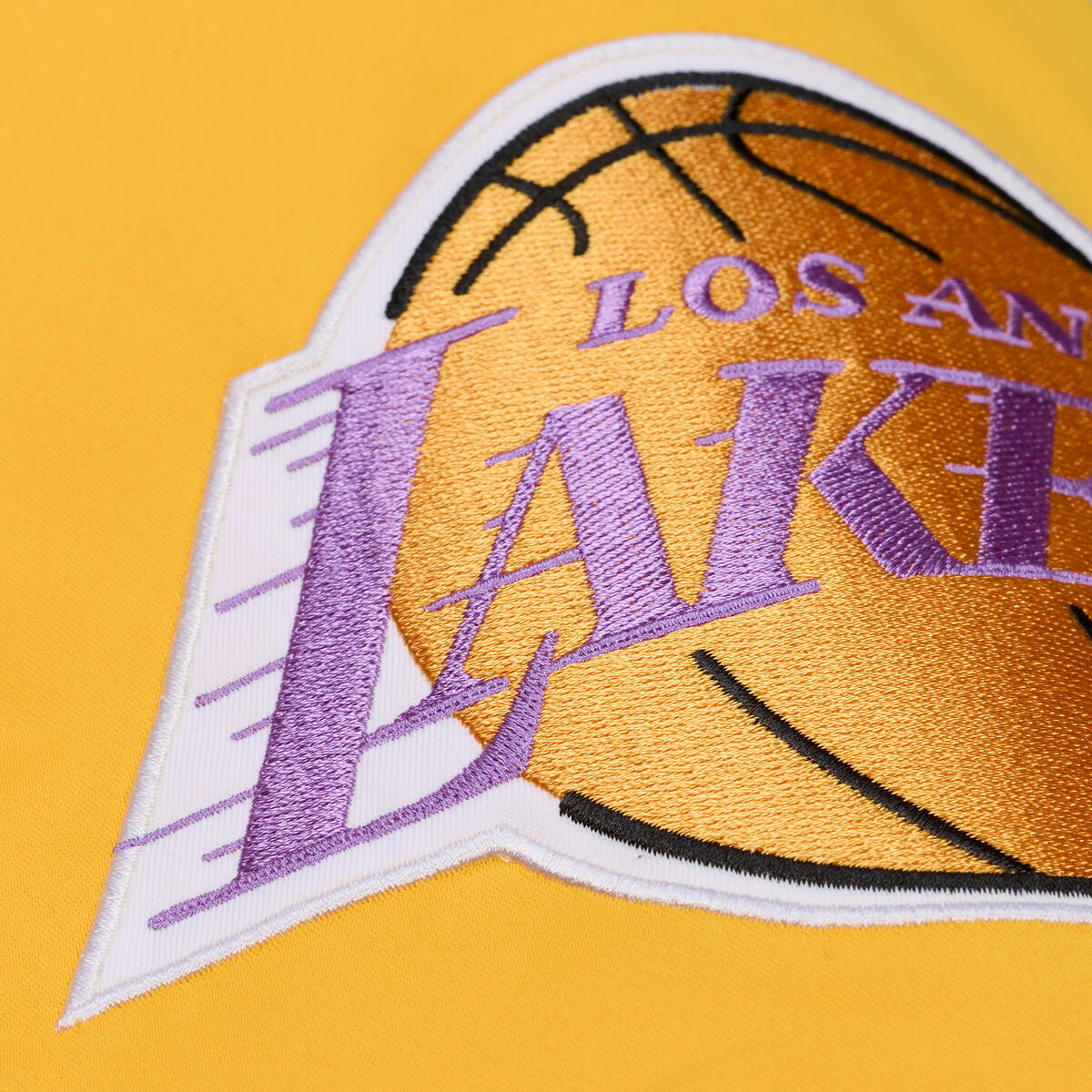 NBA THROW IT BACK HEAVYWEIGHT SATIN JACKET VINTAGE LAKERS - Image 5