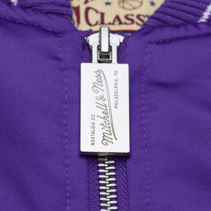 NBA THROW IT BACK HEAVYWEIGHT SATIN JACKET VINTAGE BUCKS - Image 5