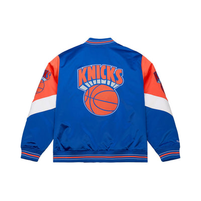 NBA THROW IT BACK HEAVYWEIGHT SATIN JACKET VINTAGE KNICKS - Image 2