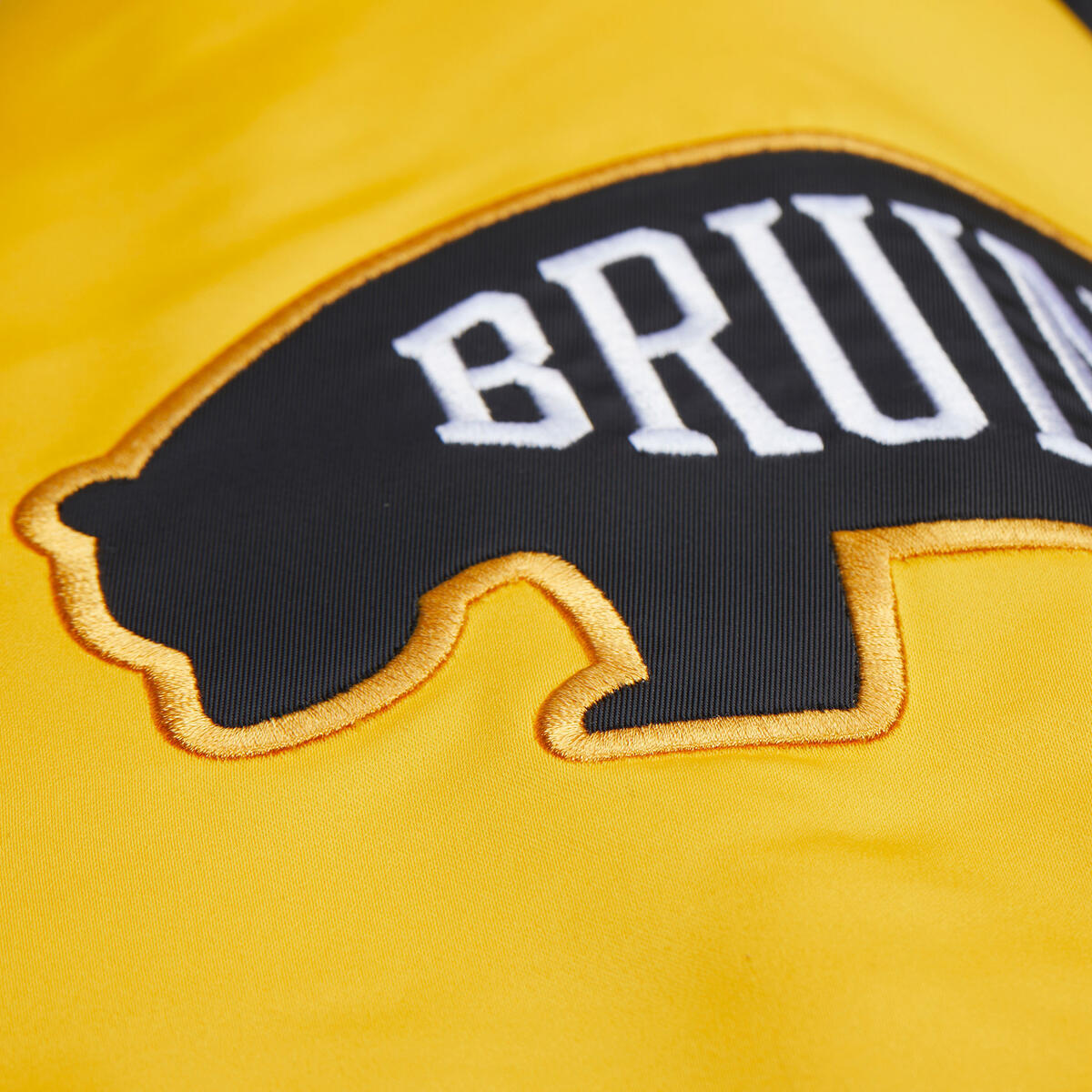 NHL THROW IT BACK HEAVYWEIGHT SATIN JACKET CURRENT BRUINS - Image 5