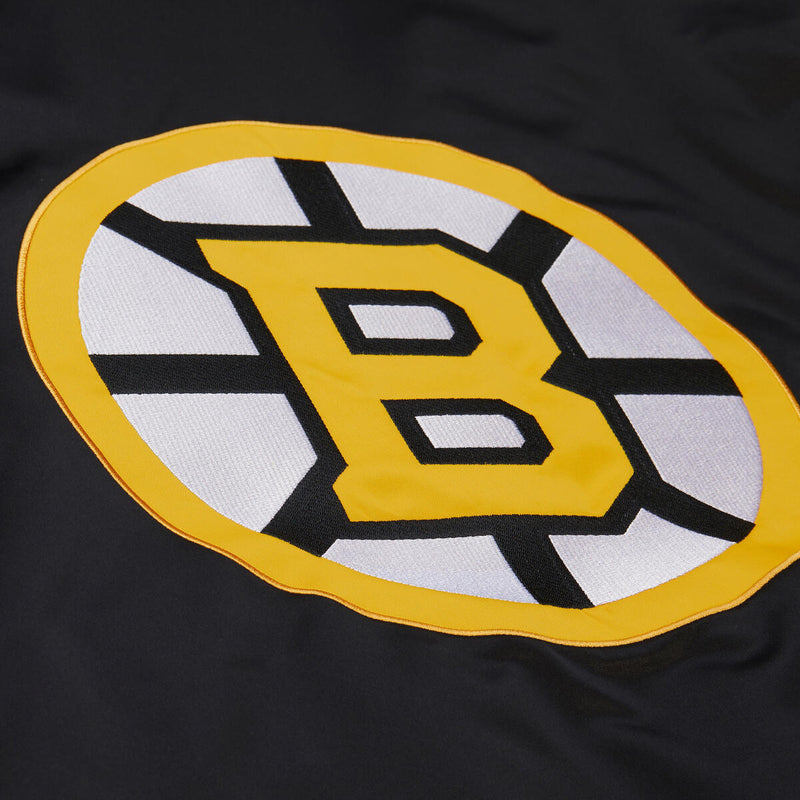 NHL THROW IT BACK HEAVYWEIGHT SATIN JACKET CURRENT BRUINS - Image 8