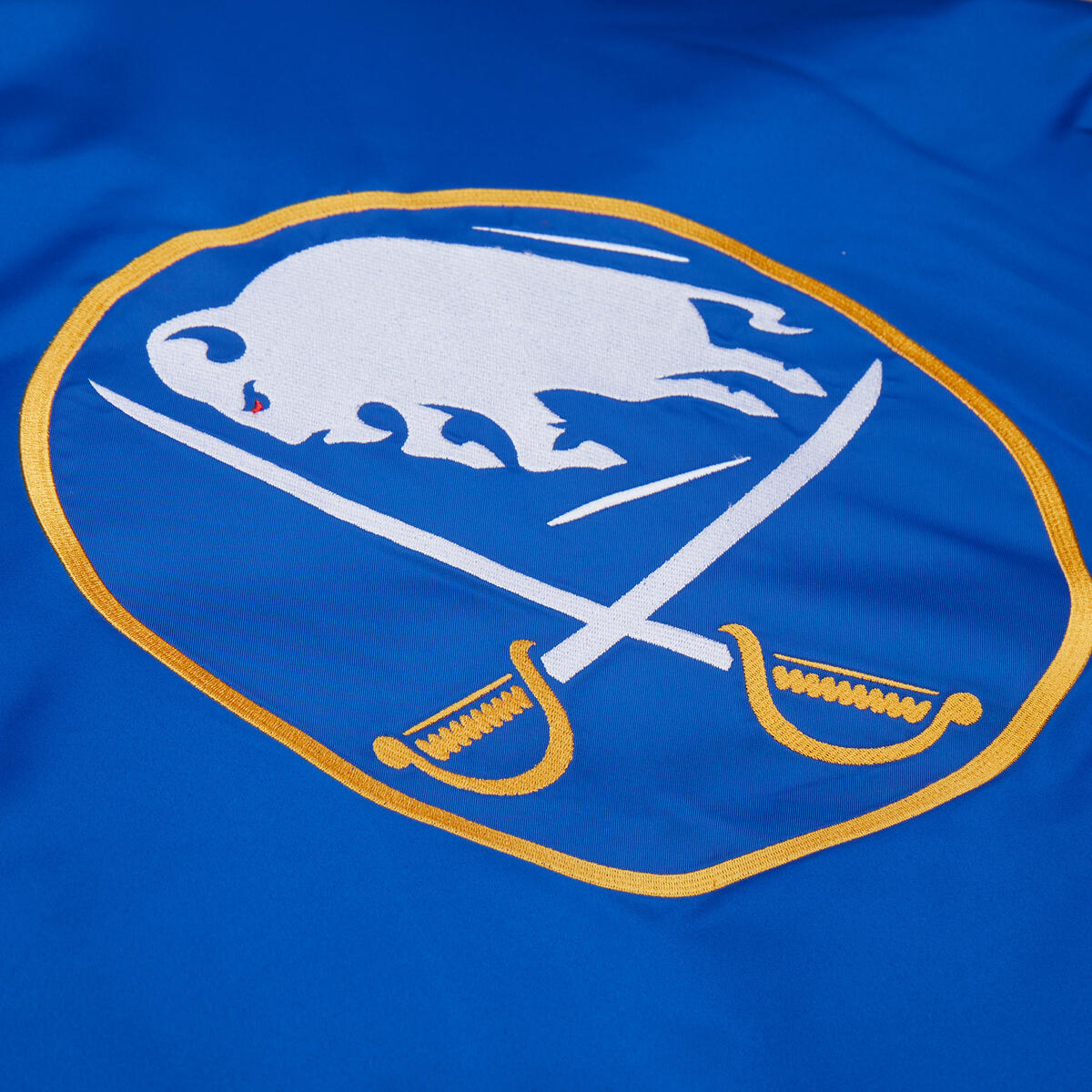 NHL THROW IT BACK HEAVYWEIGHT SATIN JACKET CURRENT SABRES - Image 8