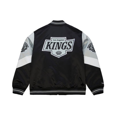 NHL THROW IT BACK HEAVYWEIGHT SATIN JACKET CURRENT KINGS - Image 2
