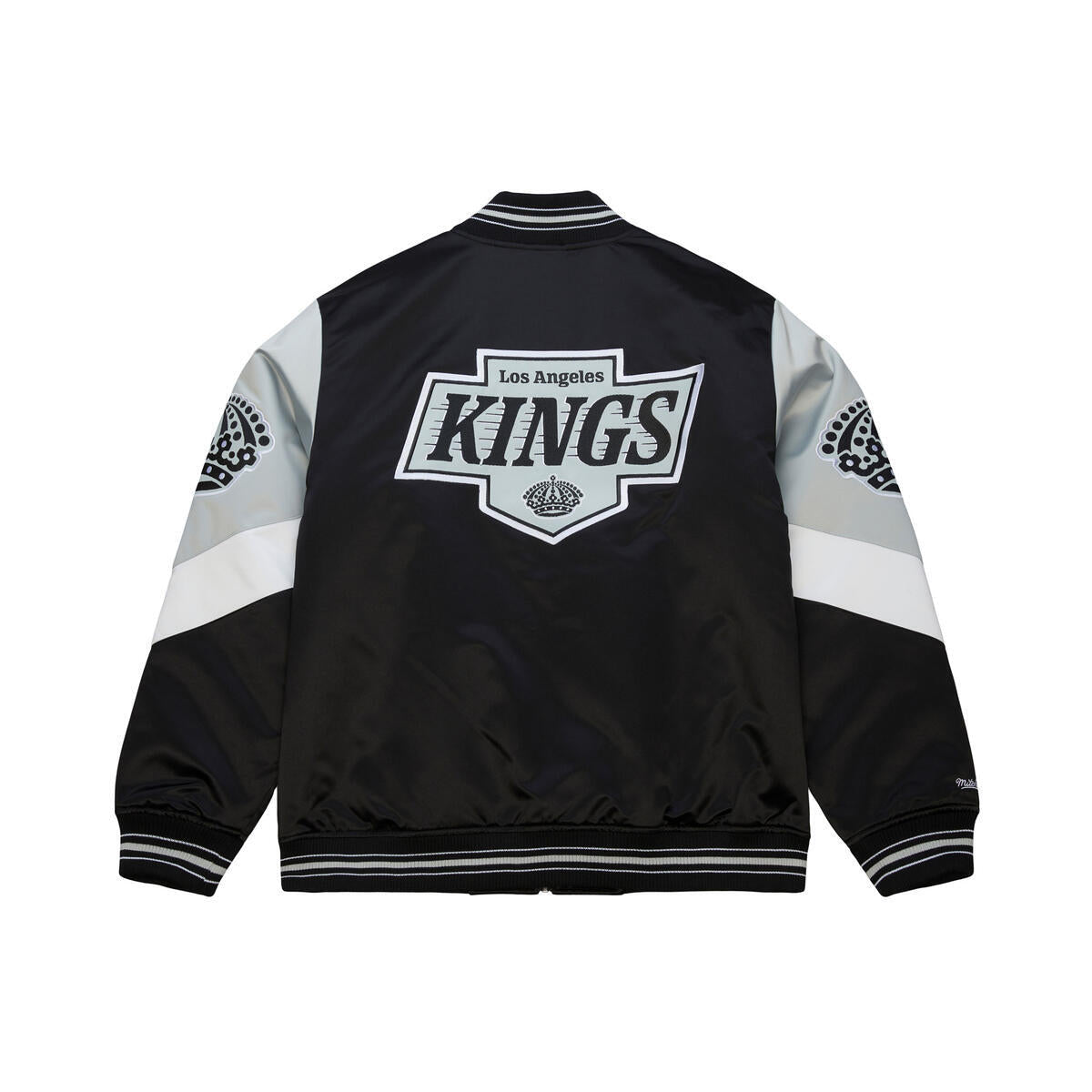 NHL THROW IT BACK HEAVYWEIGHT SATIN JACKET CURRENT KINGS - Image 2