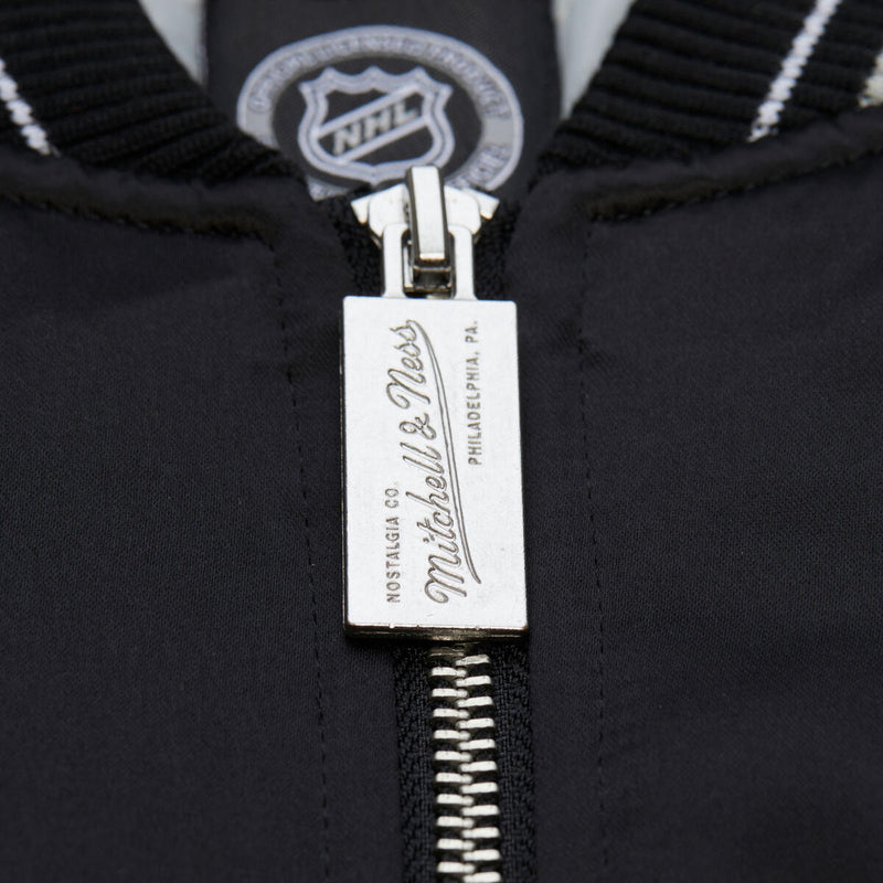 NHL THROW IT BACK HEAVYWEIGHT SATIN JACKET CURRENT KINGS - Image 4