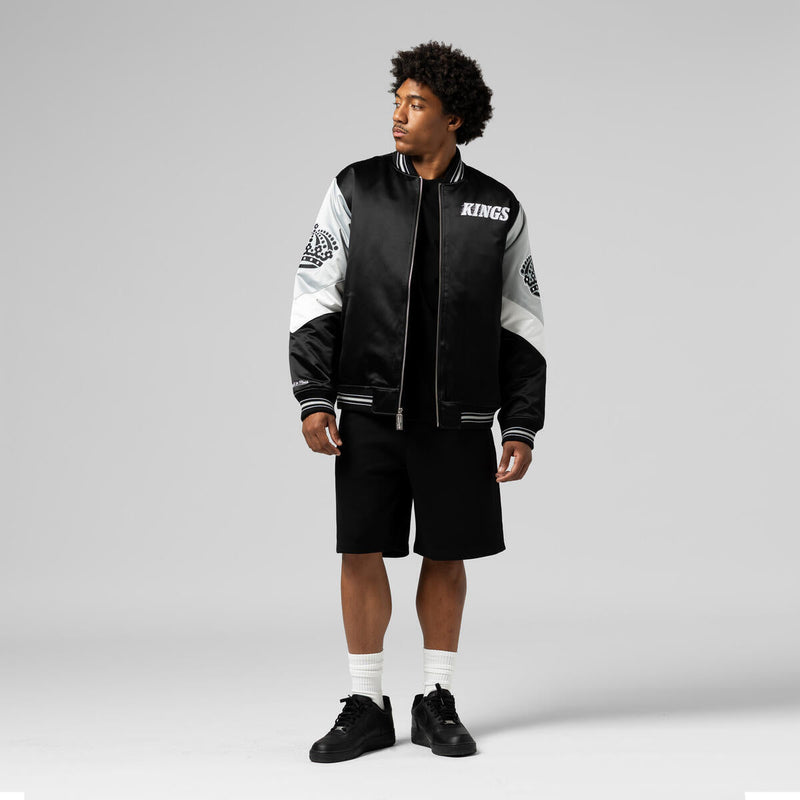 NHL THROW IT BACK HEAVYWEIGHT SATIN JACKET CURRENT KINGS - Image 9