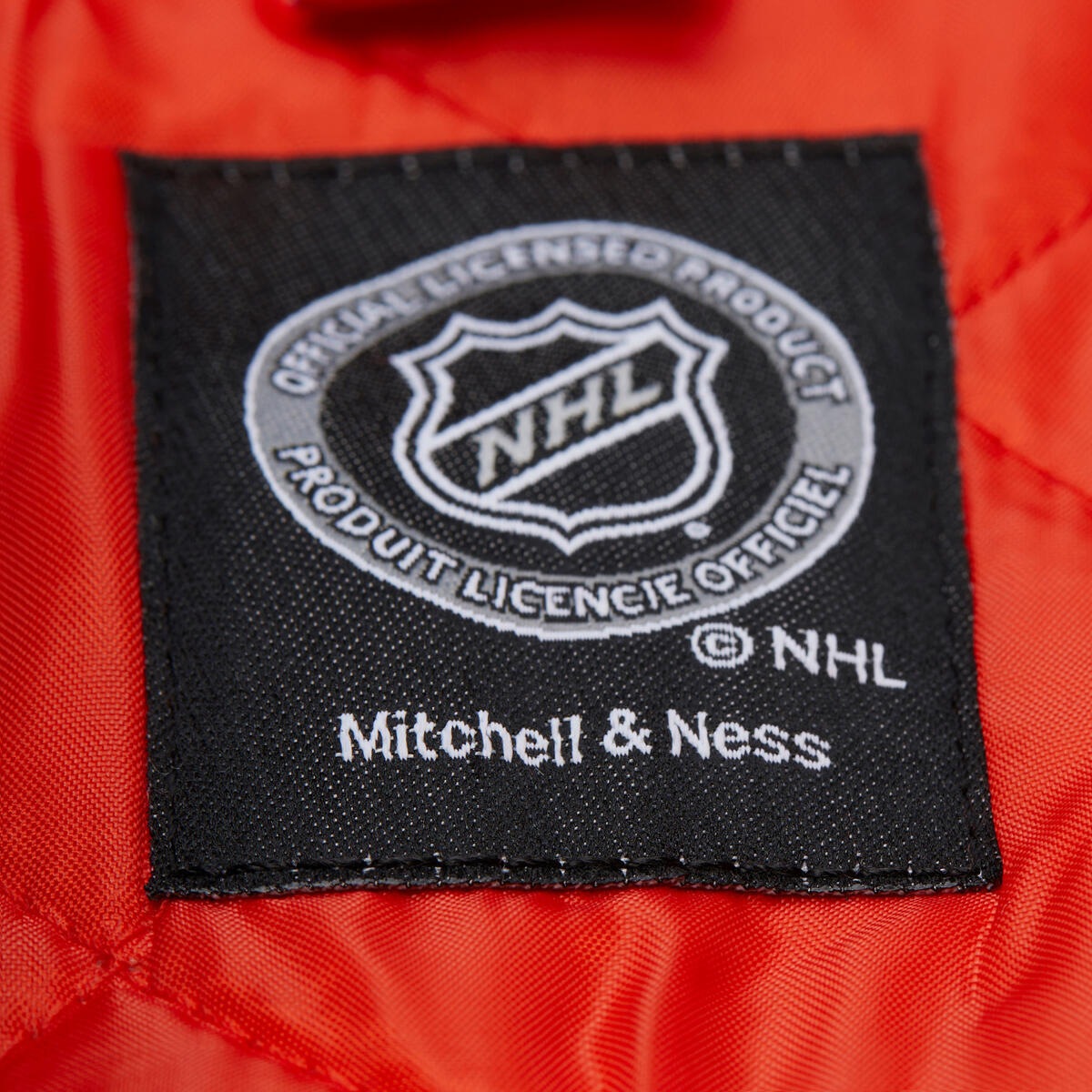 NHL THROW IT BACK HEAVYWEIGHT SATIN JACKET CURRENT FLYERS - Image 7
