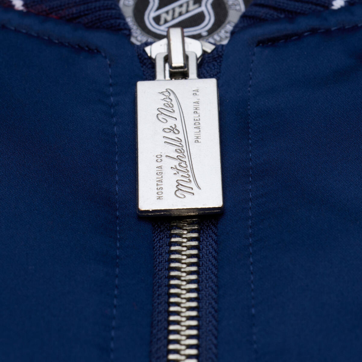 NHL THROW IT BACK HEAVYWEIGHT SATIN JACKET CURRENT CAPITALS - Image 5