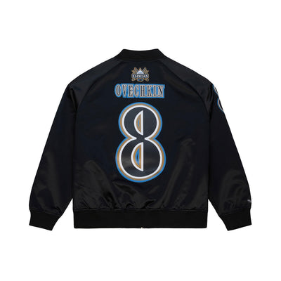 NHL MAXXED OUT SATIN JACKET CAPITALS ALEXANDER OVECHKIN - Black - Image 2