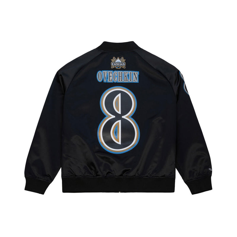 NHL MAXXED OUT SATIN JACKET CAPITALS ALEXANDER OVECHKIN - Black - Image 2