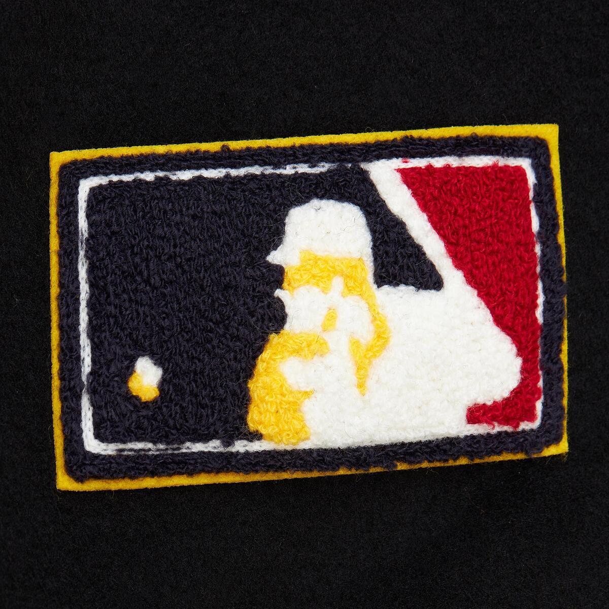 NHL BLACK OUT COLLECTION VARSITY JACKET CURRENT LOGO PENGUINS Black JK11349-PPEBLCK - Image 3