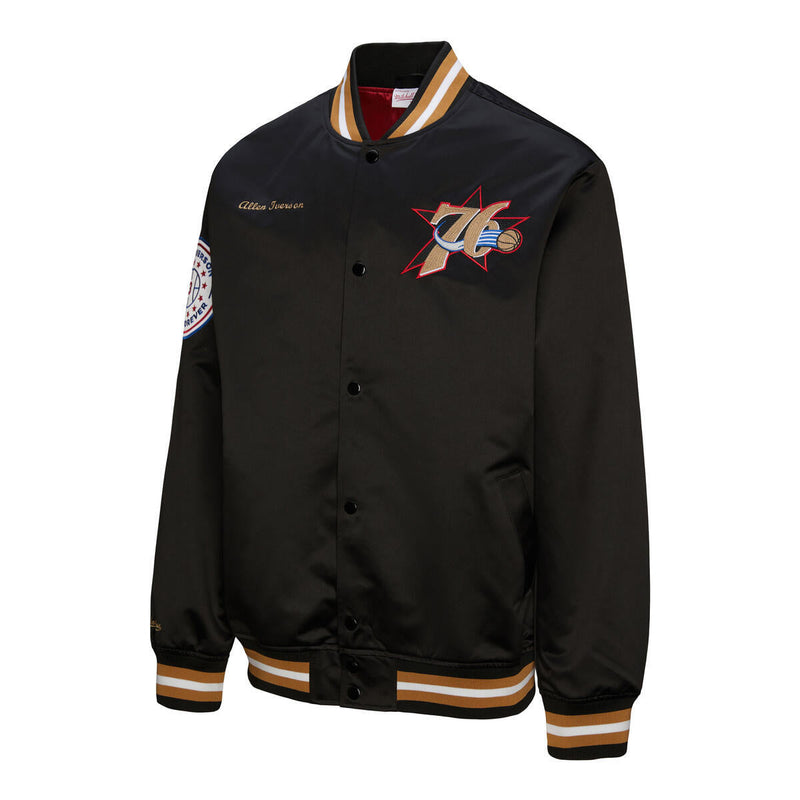 NBA LEGENDS COLLECTION SATIN JACKET PHILADELPHIA 76ERS ALLEN IVERSON - Image 9
