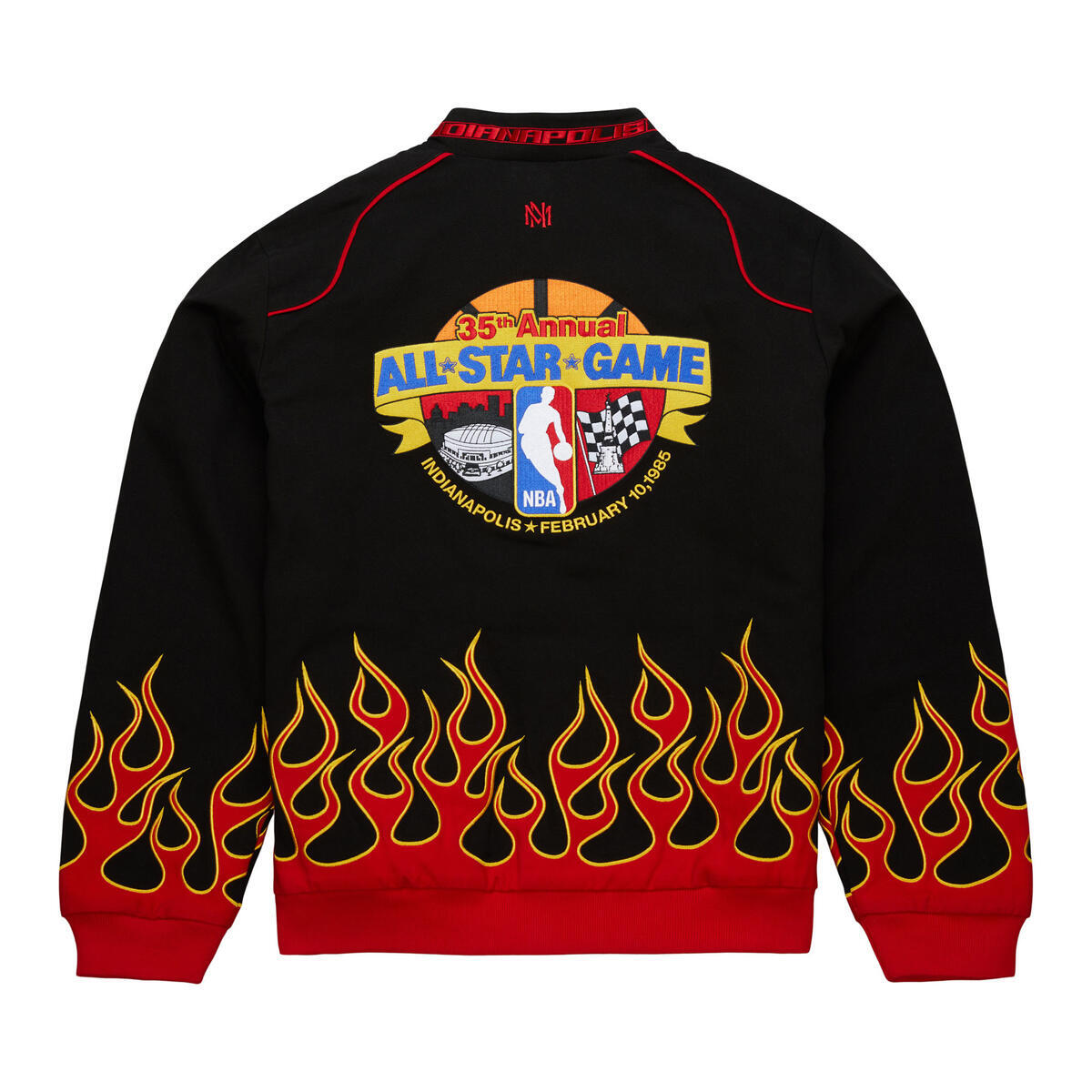 NBA JUST DON RACING JACKET ALL-STAR - Black - Image 2