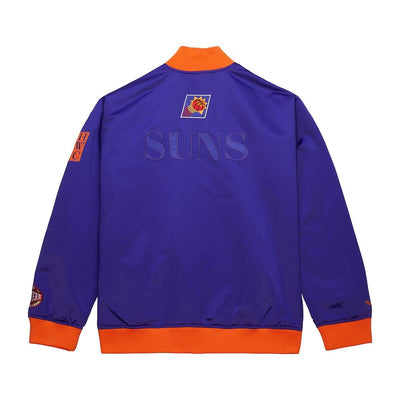 NBA TEAM OG 3.0 LIGHTWEIGHT SATIN JACKET VINTAGE LOGO SUNS REGAL PURPLE JK8087-PSURGPR - Image 2