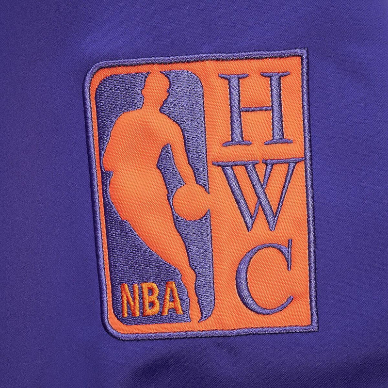 NBA TEAM OG 3.0 LIGHTWEIGHT SATIN JACKET VINTAGE LOGO SUNS REGAL PURPLE JK8087-PSURGPR - Image 4