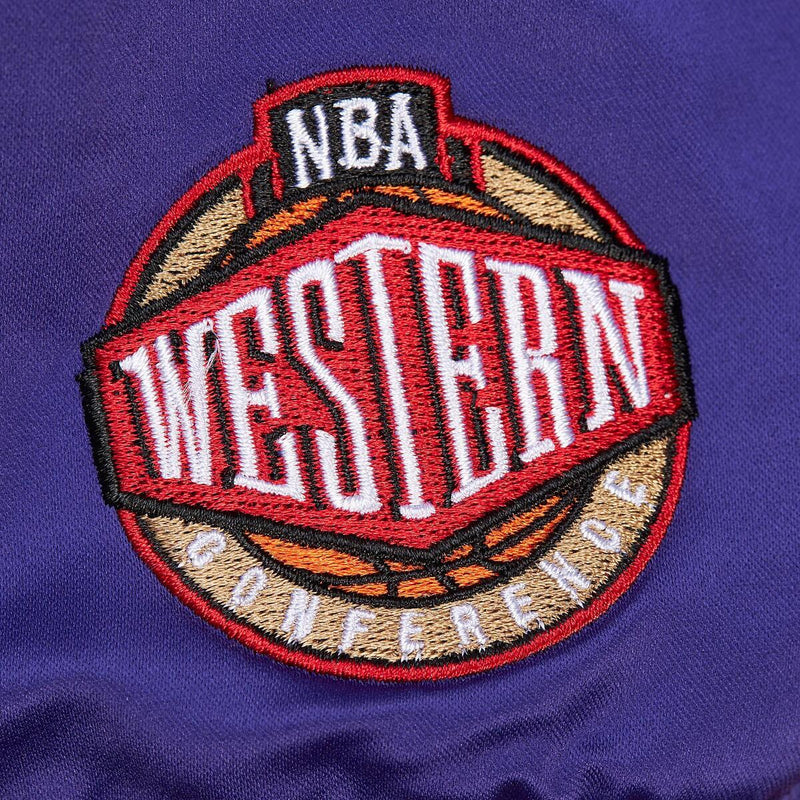 NBA TEAM OG 3.0 LIGHTWEIGHT SATIN JACKET VINTAGE LOGO SUNS REGAL PURPLE JK8087-PSURGPR - Image 5