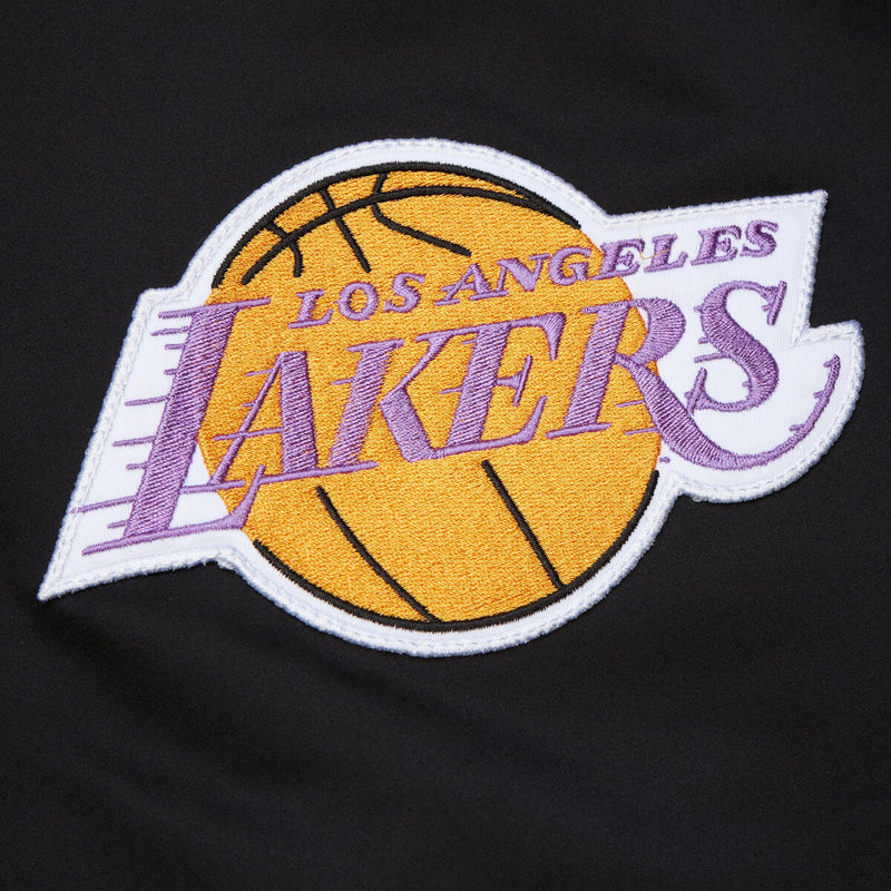NBA TEAM LEADER SATIN BOMBER VINTAGE LOGO LAKERS - Image 5