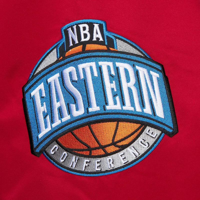 NBA PRIMETIME HEAVYWEIGHT SATIN JACKET VINTAGE LOGO 76ERS Royal JK8453-P76ROYA - Image 1