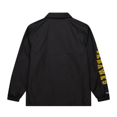 NHL COACHES JACKET BLACKHAWKS Black JK8698-CBHBLCK - Image 2