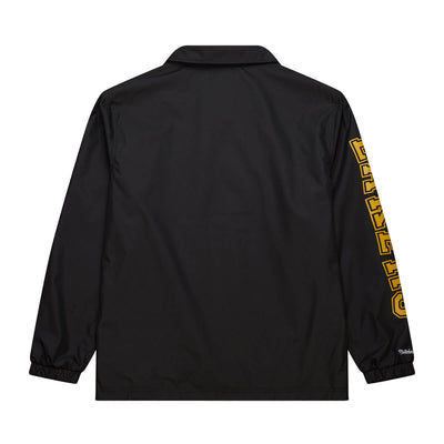 NBA COACHES JACKET LAKERS Black JK8698-LALBLCK - Image 2