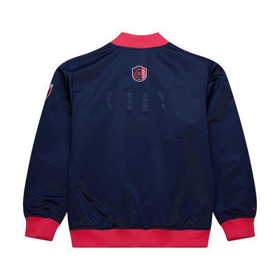 MLS TEAM OG 3.0 LIGHTWEIGHT SATIN JACKET CURRENT LOGO ST. LOUIS Navy JK8849-SLINAVY - Image 2