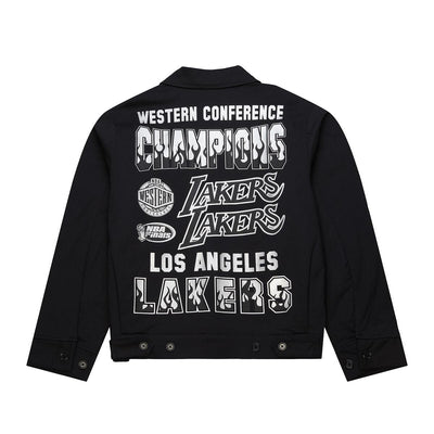 NBA WORKMAN JACKET LAKERS Black JK8915-LALBLCK - Image 2