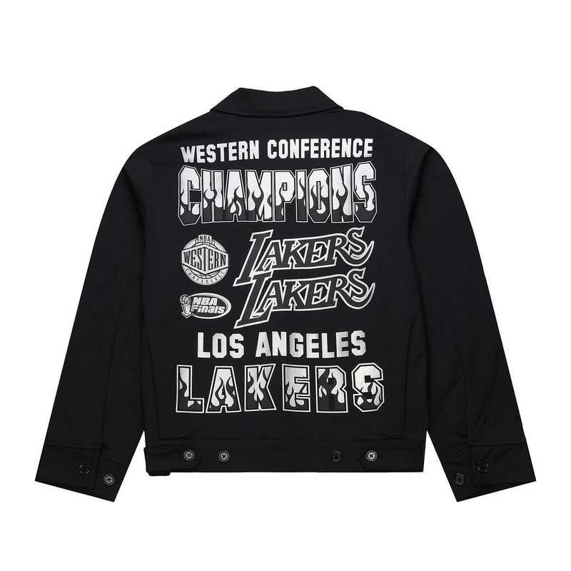 NBA WORKMAN JACKET LAKERS Black JK8915-LALBLCK - Image 2