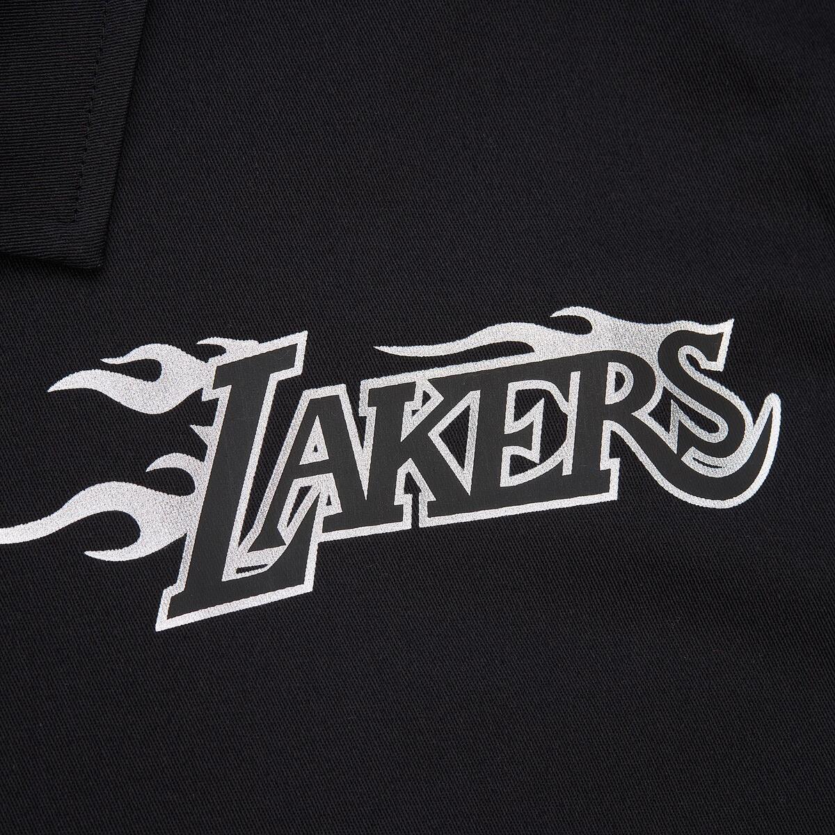 NBA WORKMAN JACKET LAKERS Black JK8915-LALBLCK - Image 3
