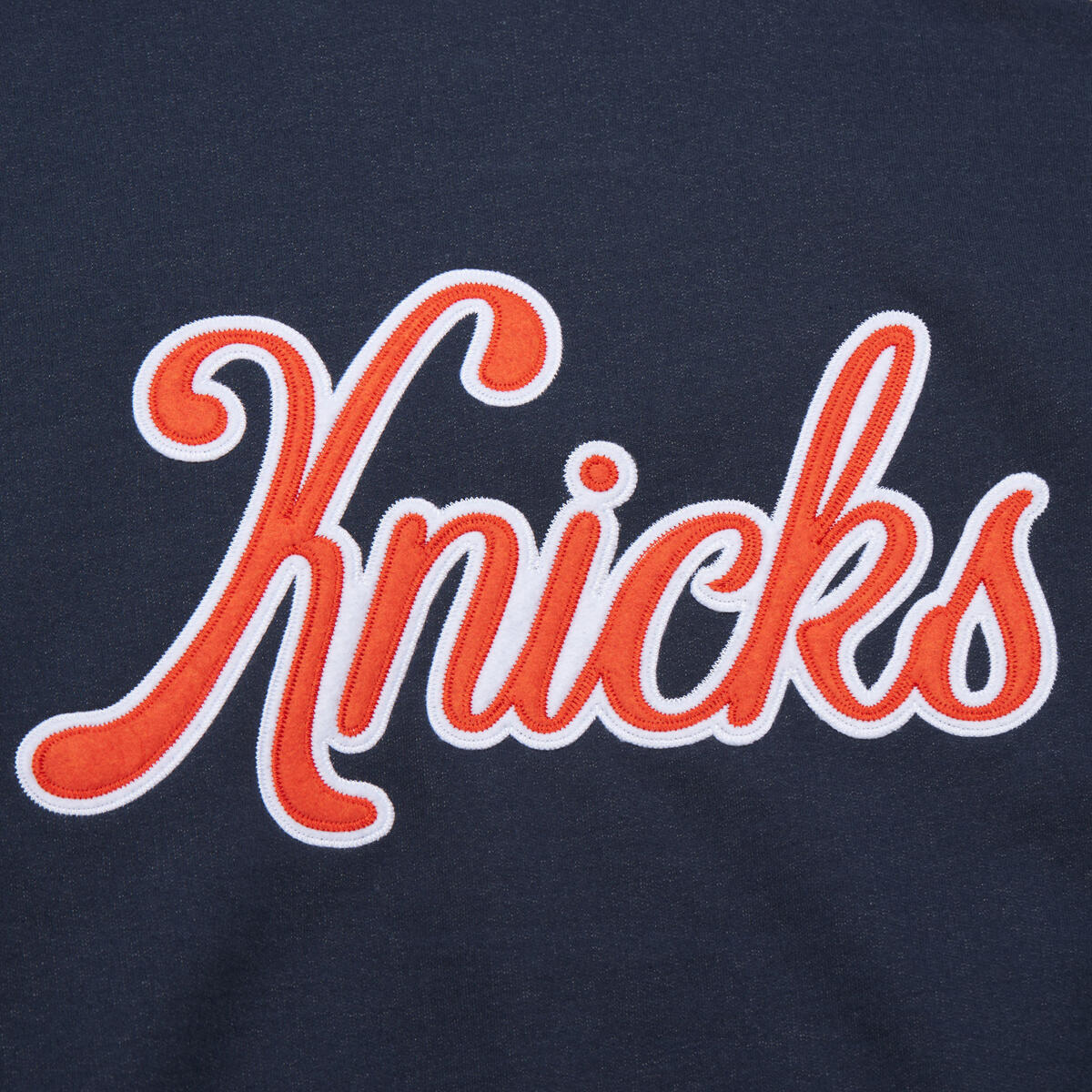 NBA WASHED FLEECE VARSITY JACKET KNICKS White JK9077-NYKWHIT - Image 6