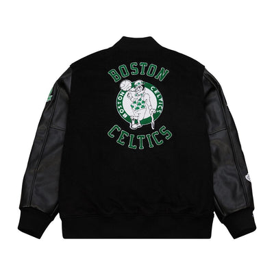 NBA BLACKOUT COLLECTION VARSITY JACKET BOSTON CELTICS - Black - Image 2