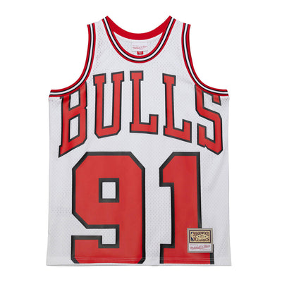 NBA MAXXED OUT JERSEY BULLS 1997 DENNIS RODMAN - White - Image 1