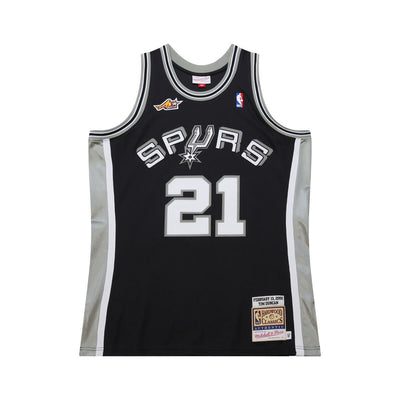 NBA DARK JERSEY SPURS 2000 TIM DUNCAN - Black - Image 1