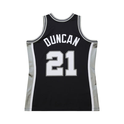 NBA DARK JERSEY SPURS 2000 TIM DUNCAN - Black - Image 2