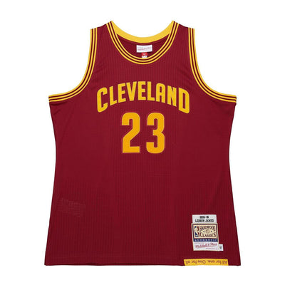NBA DARK JERSEY CAVALIERS 2015 LEBRON JAMES BURGUNDY JY10834-CCABRGY - Image 9