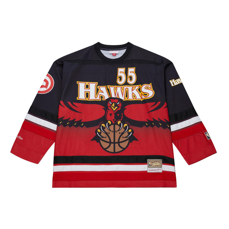 NBA MAXXED OUT FASHION HOCKEY JERSEY HAWKS DIKEMBE MUTOMBO - Image 1
