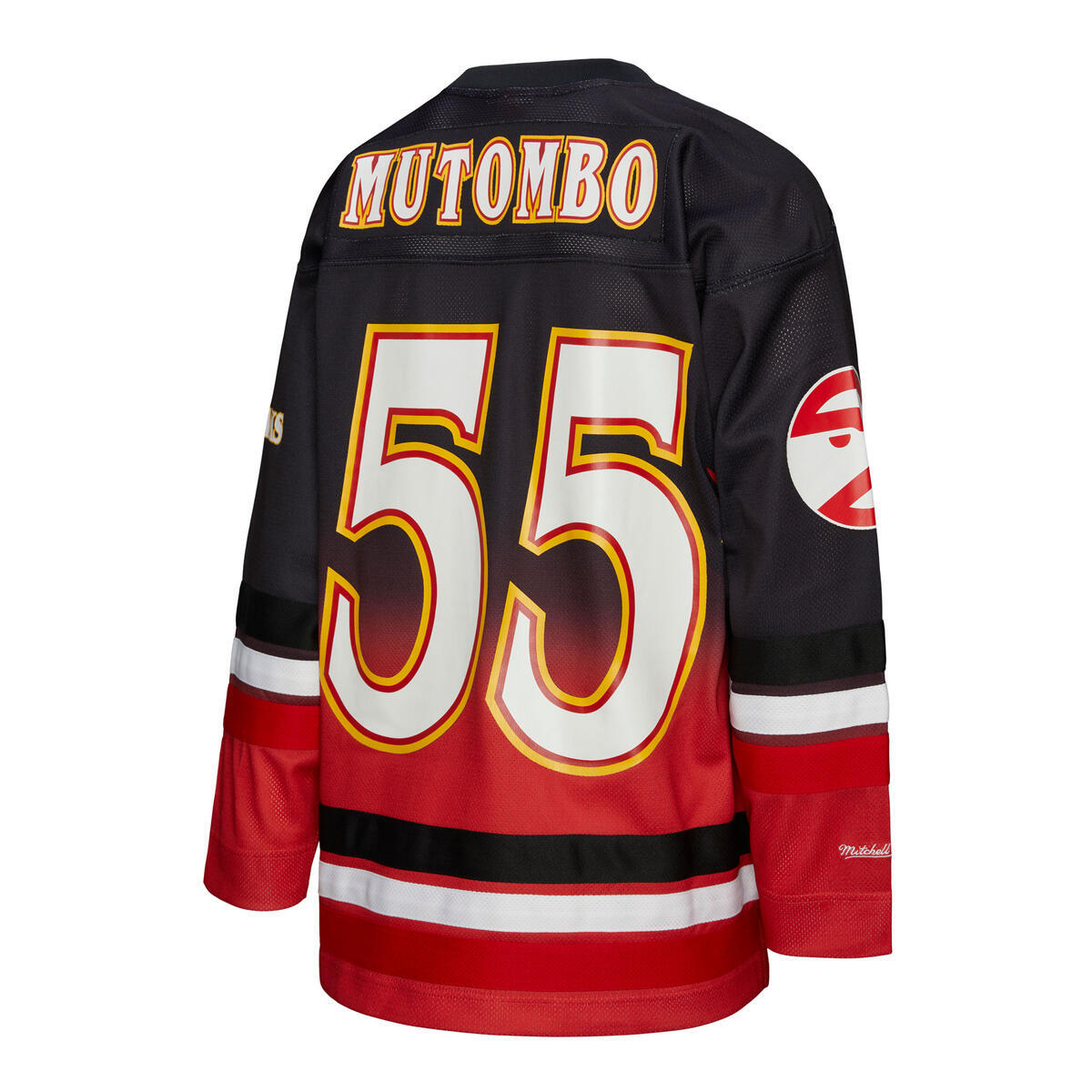 NBA MAXXED OUT FASHION HOCKEY JERSEY HAWKS DIKEMBE MUTOMBO - Image 6