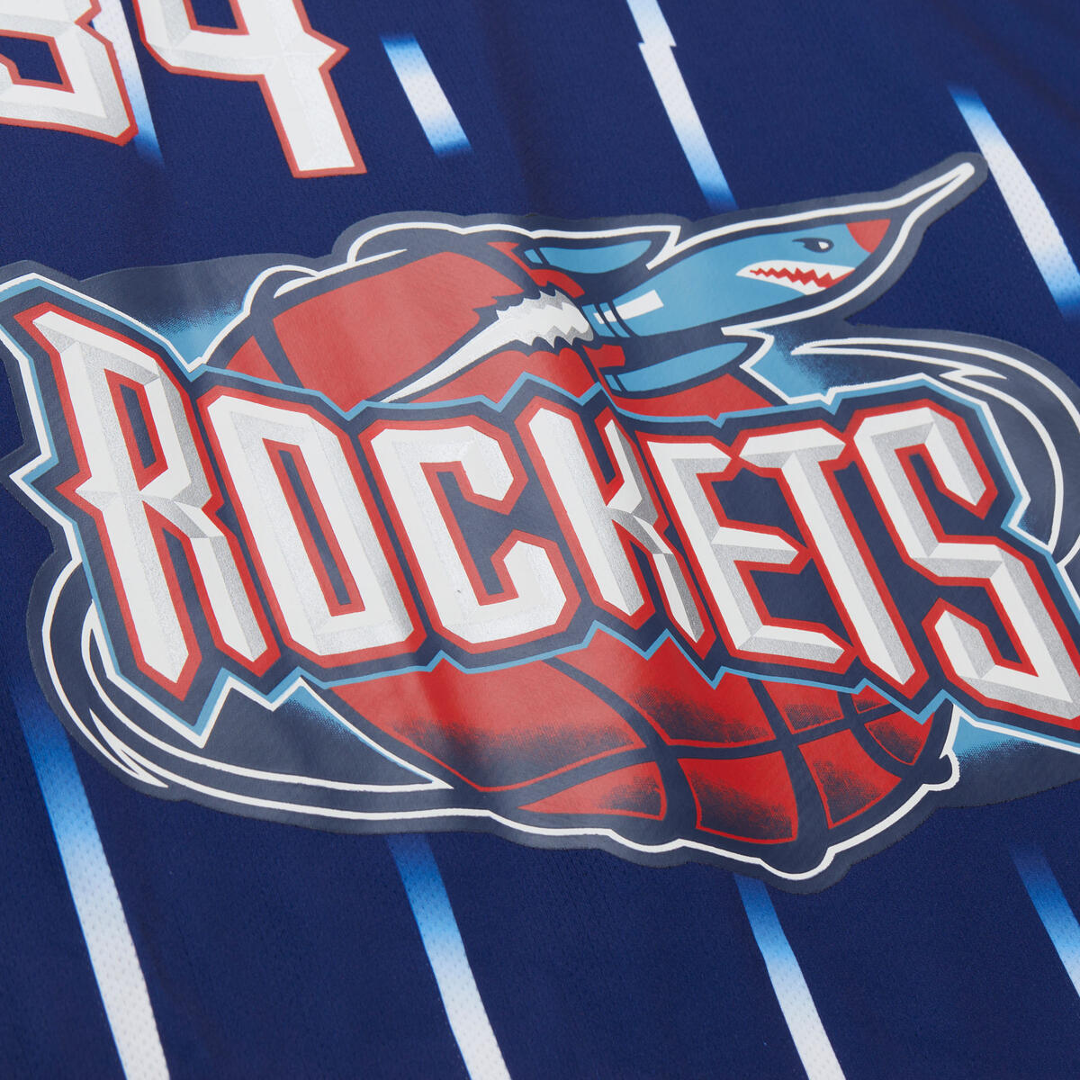 NBA MAXXED OUT FASHION HOCKEY JERSEY ROCKETS HAKEEM OLAJUWON - Image 5