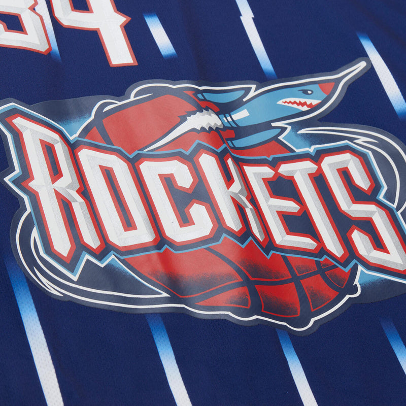 NBA MAXXED OUT FASHION HOCKEY JERSEY ROCKETS HAKEEM OLAJUWON - Image 5