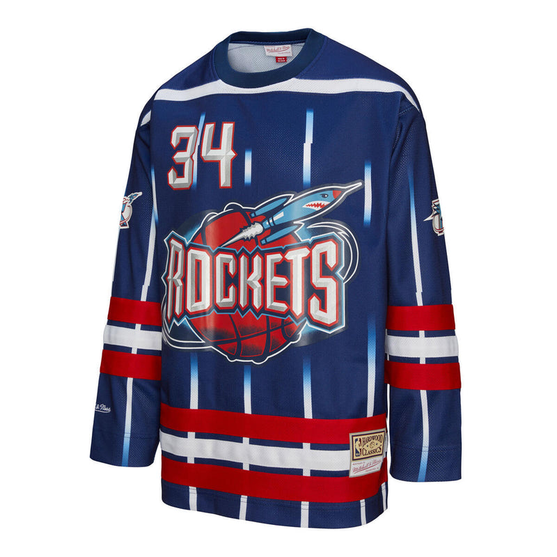 NBA MAXXED OUT FASHION HOCKEY JERSEY ROCKETS HAKEEM OLAJUWON - Image 7