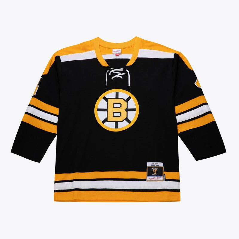 NHL DARK JERSEY BLUE LINE 2.0 BRUINS 1971 BOBBY ORR - Black - Image 2
