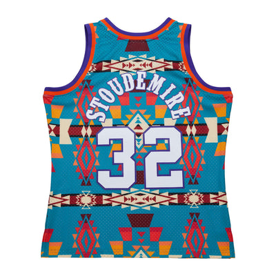 NBA MANOR X SUNS JERSEY SUNS AMAR'E STOUDEMIRE Teal JY8171-PSUTEAL - Image 2