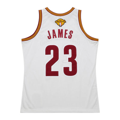 NBA WHITE JERSEY CAVALIERS 2015 LEBRON JAMES White JY8692-CCAWHIT - Image 2