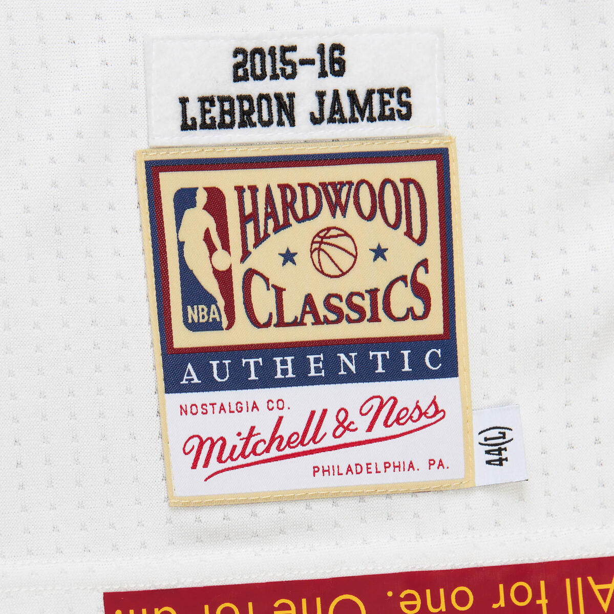 NBA WHITE JERSEY CAVALIERS 2015 LEBRON JAMES White JY8692-CCAWHIT - Image 4