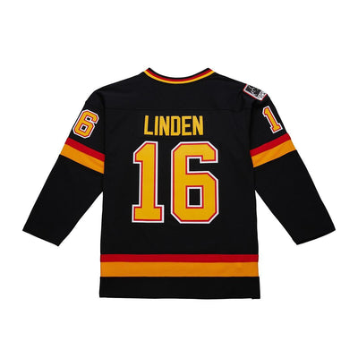 NHL DARK JERSEY CANUCKS 1994 TREVOR LINDEN Black JY8741-VCABLCK - Image 2