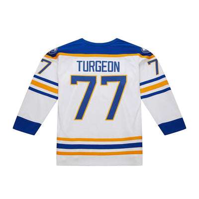 NHL WHITE JERSEY SABRES 1989 PIERRE TURGEON - White - Image 2