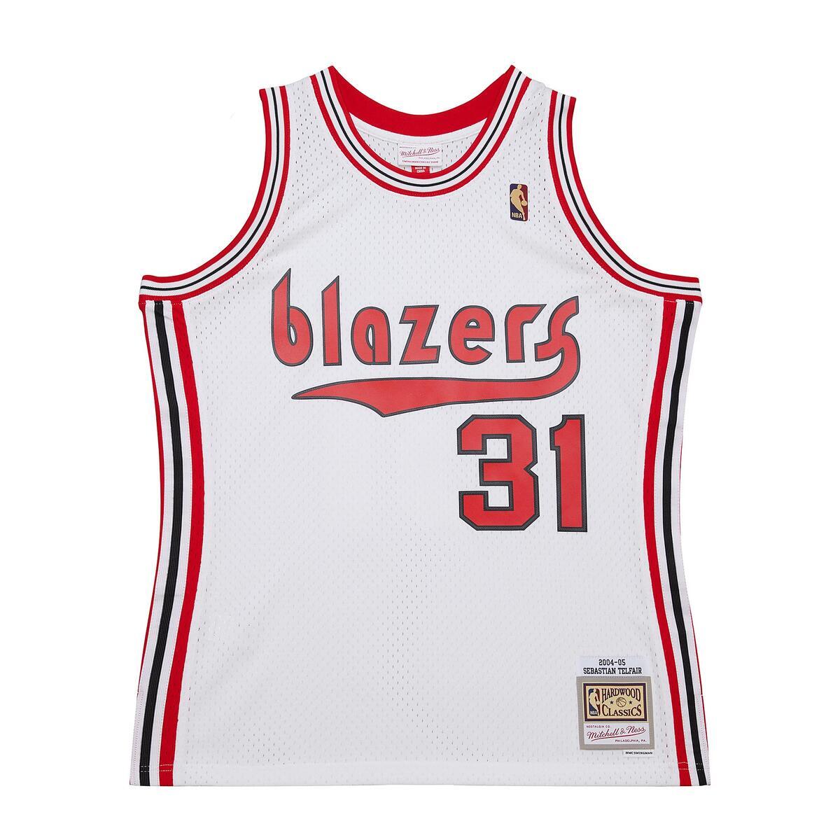 NBA WHITE JERSEY TRAIL BLAZERS 2004 SEBASTIAN TELFAIR - White - Image 1